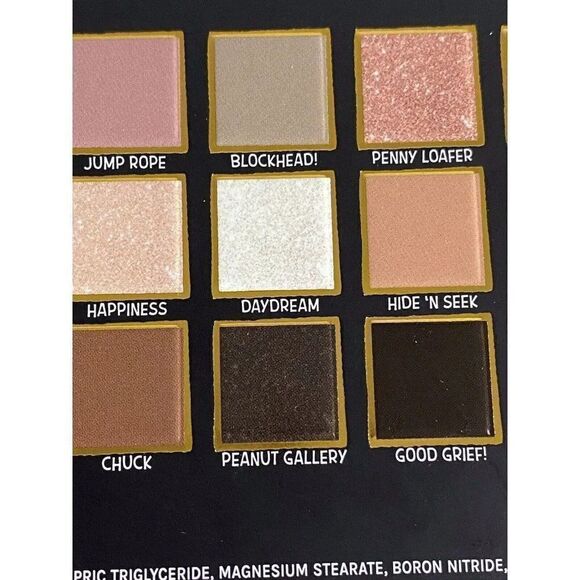 Rude x Shades of Peanuts Eyeshadow Palette Warm-Toned Snoopy And The Gang NEW - Picture 8 of 11